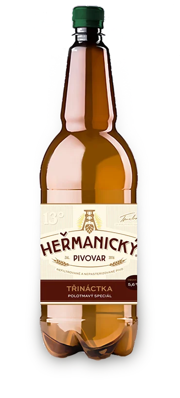 Heřmanická polotmavá 13%