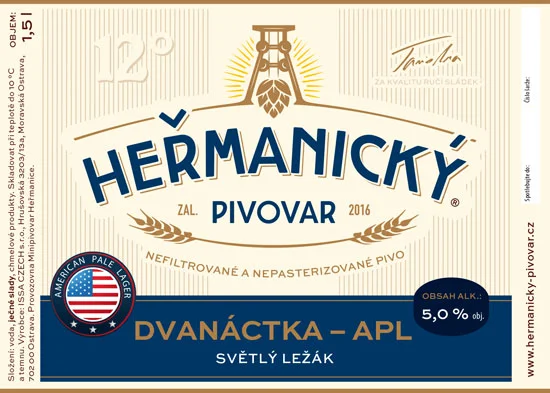 Heřmanický ležák 12% APL
