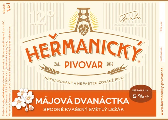 Heřmanická májová 12%